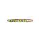 1 - Neria 2.00 mm Peridot and Diamond 9 Stone Wedding Band 