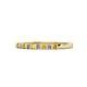 1 - Neria 2.00 mm Citrine and Diamond 9 Stone Wedding Band 