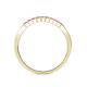 5 - Neria 2.00 mm Pink Sapphire 9 Stone Wedding Band 