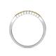 5 - Neria 2.00 mm Citrine 9 Stone Wedding Band 