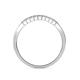 5 - Neria 2.00 mm Diamond 9 Stone Wedding Band 