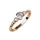 2 - Azalea Diamond Three Stone Ring 