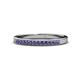 1 - Janice 1.70 mm Iolite 13 Stone Wedding Band 