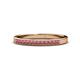 1 - Janice 1.70 mm Rhodolite Garnet 13 Stone Wedding Band 