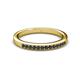 2 - Janice 1.70 mm Black Diamond 13 Stone Wedding Band 