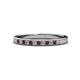 1 - Janice 1.70 mm Ruby and Diamond 13 Stone Wedding Band 