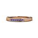 1 - Kathiryn 2.00 mm Iolite 7 Stone Wedding Band 