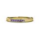 1 - Kathiryn 2.00 mm Iolite 7 Stone Wedding Band 