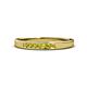 1 - Kathiryn 2.00 mm Yellow Diamond 7 Stone Wedding Band 