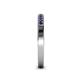 4 - Janice 1.70 mm Blue Sapphire 13 Stone Wedding Band 
