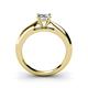 5 - Akila Princess Cut Diamond Solitaire Engagement Ring 