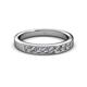 2 - Kathiryn 3.00 mm Diamond 7 Stone Wedding Band 