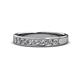 1 - Kathiryn 3.00 mm Diamond 7 Stone Wedding Band 