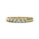 1 - Talia 3.00 mm Diamond 5 Stone Wedding Band 