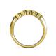 6 - Talia 3.40 mm Yellow Sapphire 5 Stone Wedding Band 