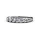 1 - Talia 3.40 mm Diamond 5 Stone Wedding Band 