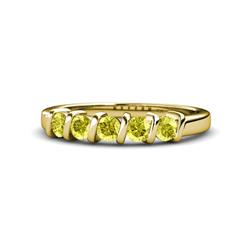 Talia Yellow Diamond Stone Wedding Band Yellow Diamond Stone Bar Set Womens Wedding Band Stackable ctw K Yellow Gold