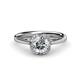 1 - Myrna Diamond Halo Engagement Ring  