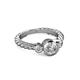 3 - Azalea Diamond Three Stone Ring 