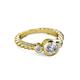 3 - Azalea Diamond Three Stone Ring 