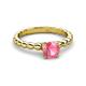 3 - Sariah Desire Pink Tourmaline and Diamond Engagement Ring 