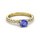 3 - Sariah Desire Tanzanite and Diamond Engagement Ring 