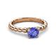 3 - Sariah Desire Tanzanite and Diamond Engagement Ring 