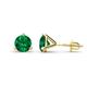 1 - Pema 6mm (1.44 ctw) Emerald Martini Solitaire Stud Earrings 