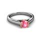 3 - Ellie Desire Pink Tourmaline and Diamond Engagement Ring 