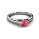 3 - Ellie Desire Rhodolite Garnet and Diamond Engagement Ring 