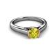 3 - Ellie Desire Yellow and White Diamond Engagement Ring 