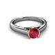 3 - Ellie Desire Ruby and Diamond Engagement Ring 