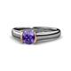 1 - Ellie Desire Iolite and Diamond Engagement Ring 