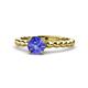 1 - Sariah Desire Tanzanite and Diamond Engagement Ring 
