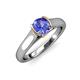 4 - Ellie Desire Tanzanite and Diamond Engagement Ring 