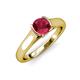 4 - Ellie Desire Ruby and Diamond Engagement Ring 