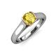 4 - Ellie Desire Yellow Sapphire and Diamond Engagement Ring 