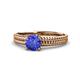 1 - Kelis Desire Tanzanite and Diamond Engagement Ring 