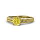 1 - Kelis Desire Yellow and White Diamond Engagement Ring 