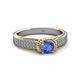 3 - Anya Desire Tanzanite and Diamond Engagement Ring 