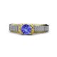1 - Anya Desire Tanzanite and Diamond Engagement Ring 