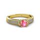 3 - Anya Desire Pink Tourmaline and Diamond Engagement Ring 