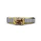 1 - Anya Desire Smoky Quartz and Diamond Engagement Ring 