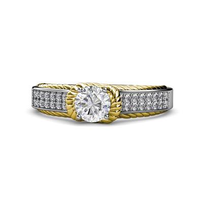 1.12ctw Celebrity Cut Diamond Engagement Ring