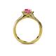 5 - Anya Desire Pink Tourmaline and Diamond Engagement Ring 