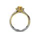 5 - Anya Desire Citrine and Diamond Engagement Ring 
