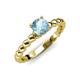 4 - Sariah Desire Aquamarine and Diamond Engagement Ring 