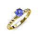 4 - Sariah Desire Tanzanite and Diamond Engagement Ring 