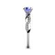 6 - Mayra Desire Tanzanite and Diamond Engagement Ring 