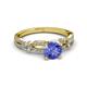 3 - Senna Desire Tanzanite and Diamond Engagement Ring 